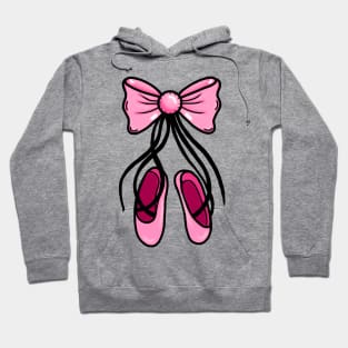 Pink Ballet Shoes Hoodie